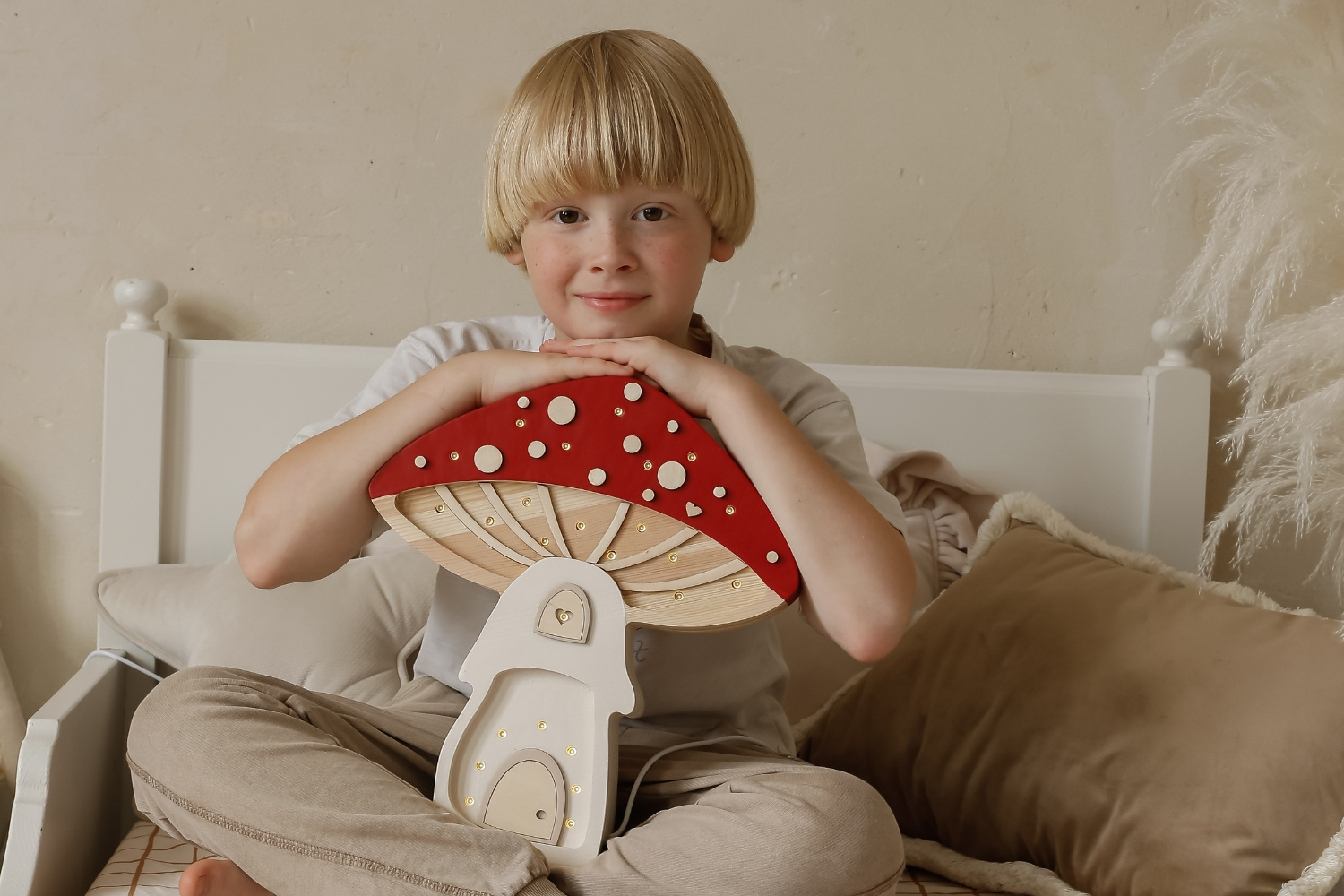 Lampada Little Lights Fungo Rosso LED Lampada Little Lights Fungo Rosso LED