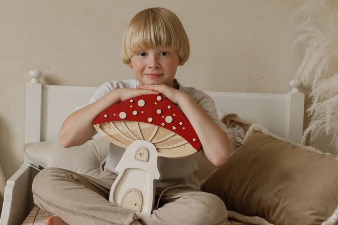 Lampe Little Lights Champignon Rouge LED Lampe Little Lights Champignon Rouge LED