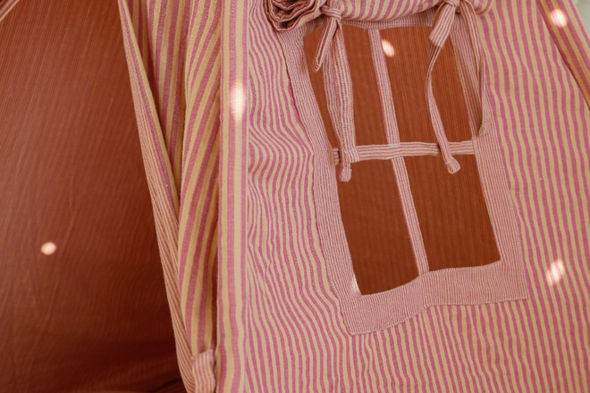 Dalia Stripes Muslin Tipi with Mat