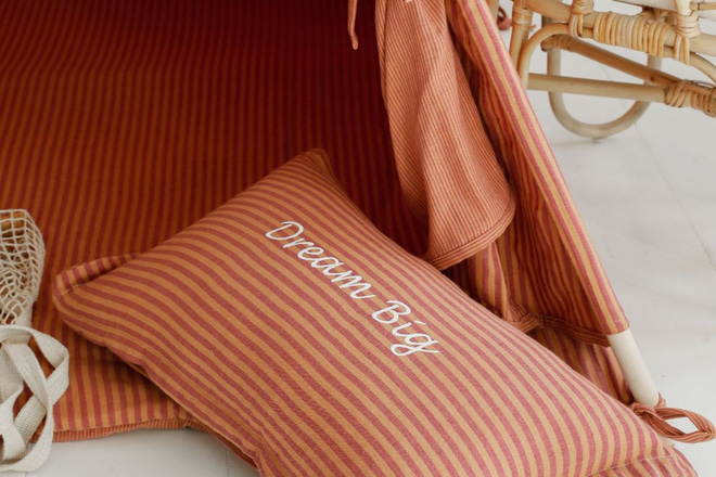 Dalia Stripes Muslin Tipi with Mat