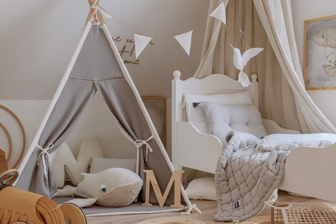 Tipi Creme com Tapete