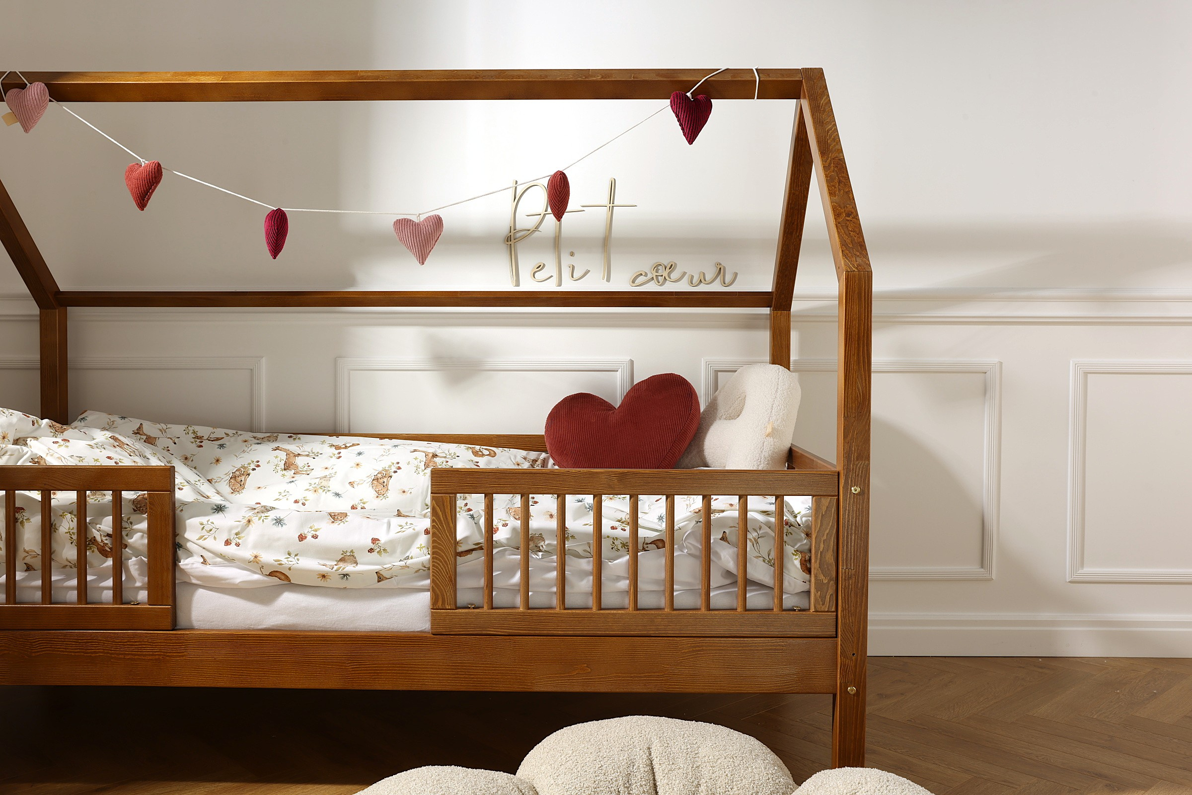 Lit Cabane B Premium 20cm 90x190cm - Vintage Lit Cabane B Premium 20cm 90x190cm - Vintage