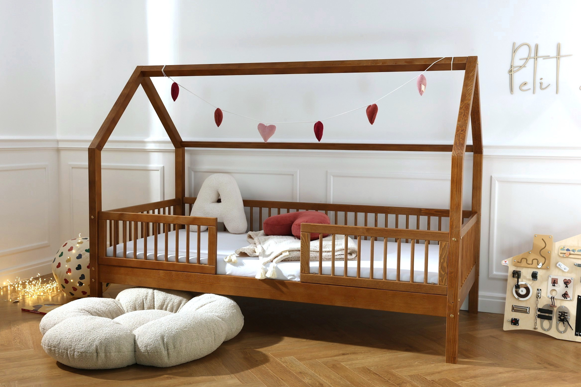 Lit Cabane B Premium 20cm 90x190cm - Vintage Lit Cabane B Premium 20cm 90x190cm - Vintage