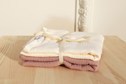 Conjunto de 2 Muselinas - Beige y Crema