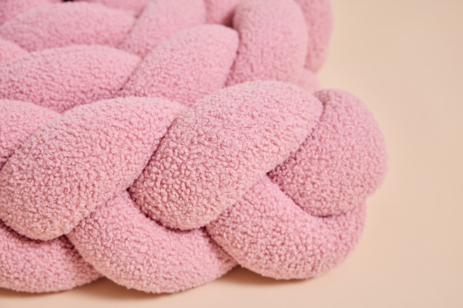 Tour de lit tressé 3 Épis - Bouclé Pêche