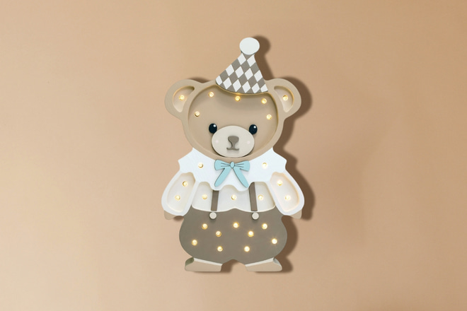 Lampe Little Lights L'ours Théo LED