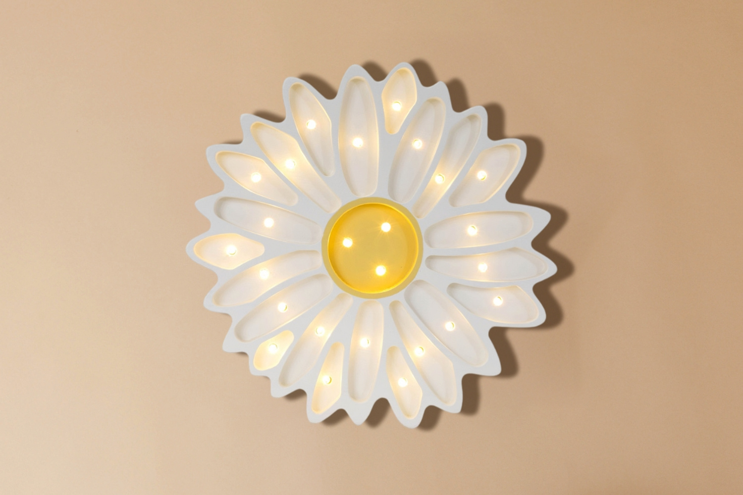 Lâmpada LED Margarida Branca Little Lights Lâmpada LED Margarida Branca Little Lights
