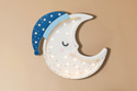 Lampada Little Lights Luna Blu Mezzanotte LED