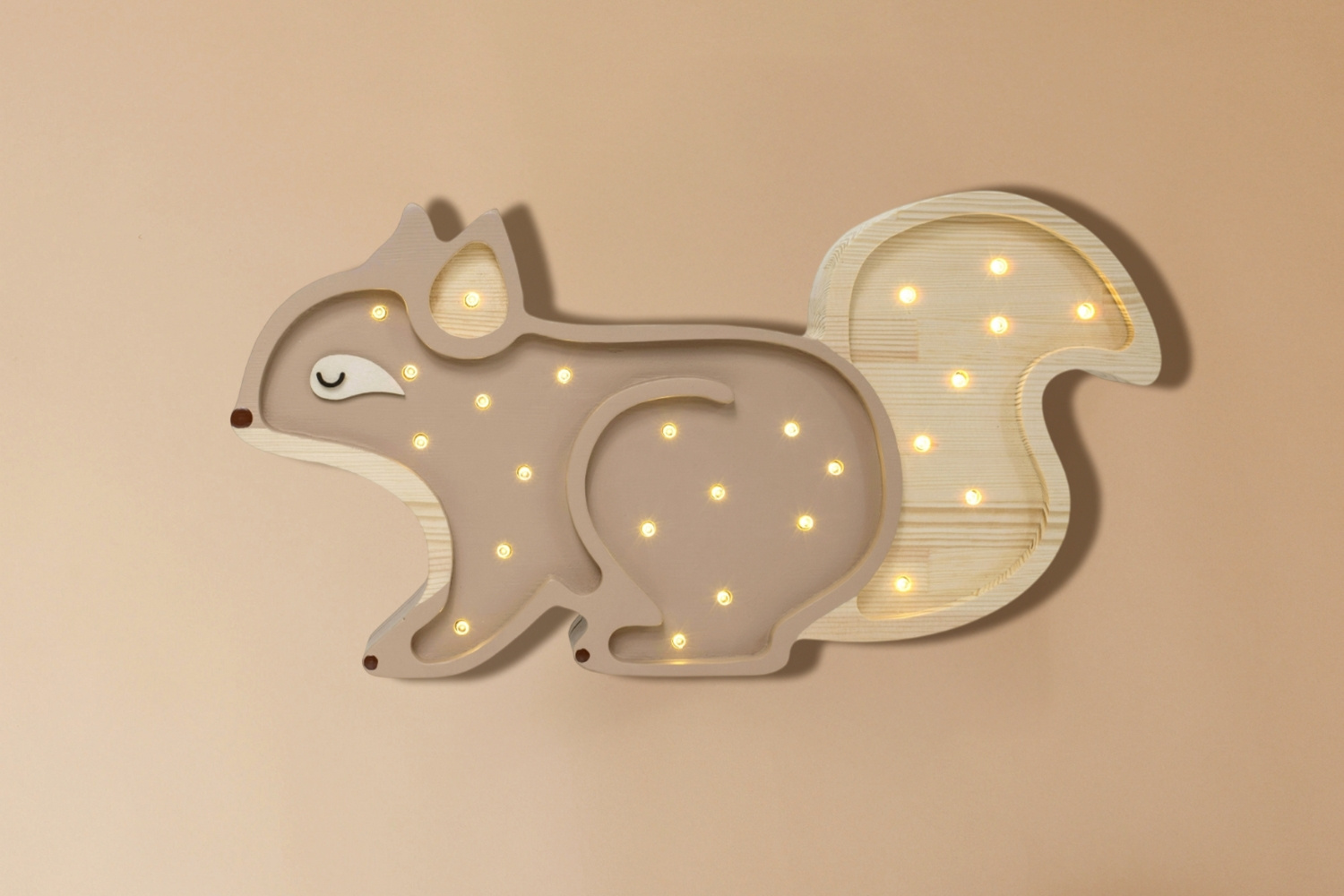 Lampada Scoiattolo Little Lights Cappuccino LED Lampada Scoiattolo Little Lights Cappuccino LED