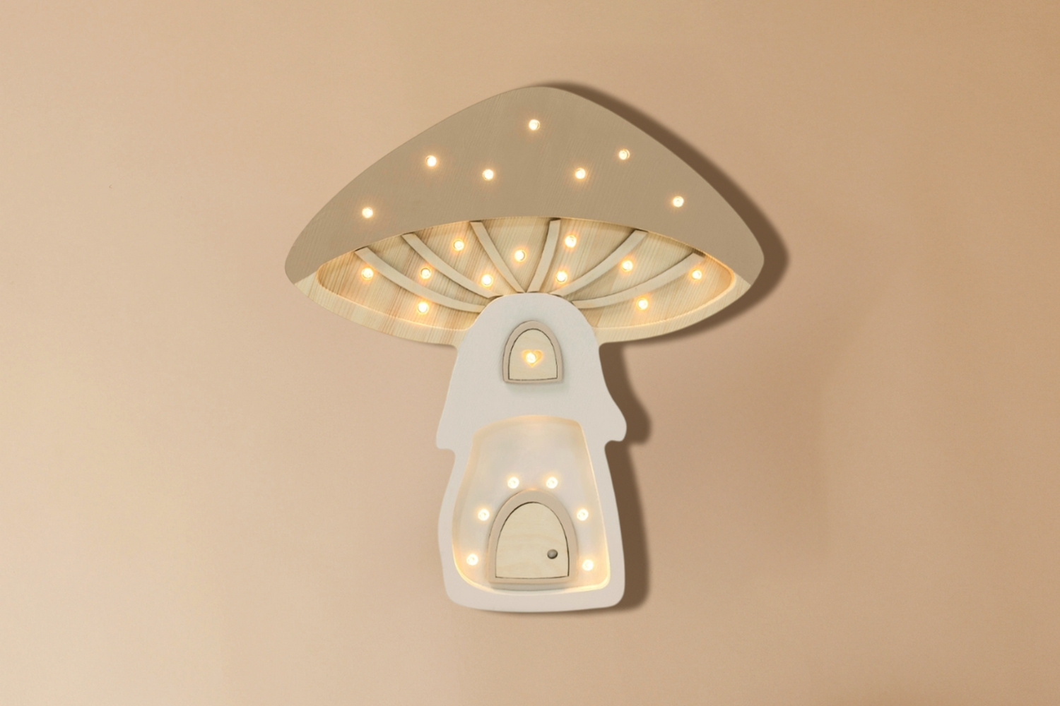 Little Lights Cappuccino Mushroom Lamp Little Lights Cappuccino Mushroom Lamp