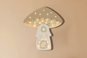 Little Lights Cappuccino Mushroom Lamp