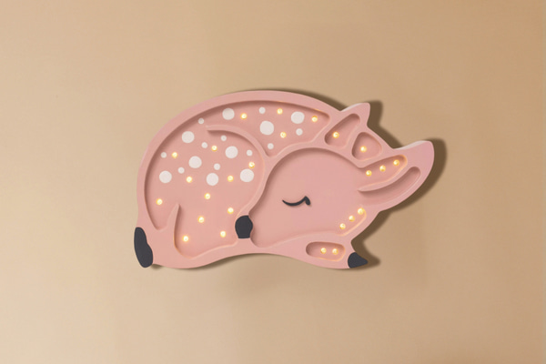 Little Lights Brown Fawn Lamp