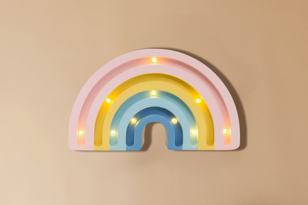 Little Lights Mini Rainbow Retro Lamp