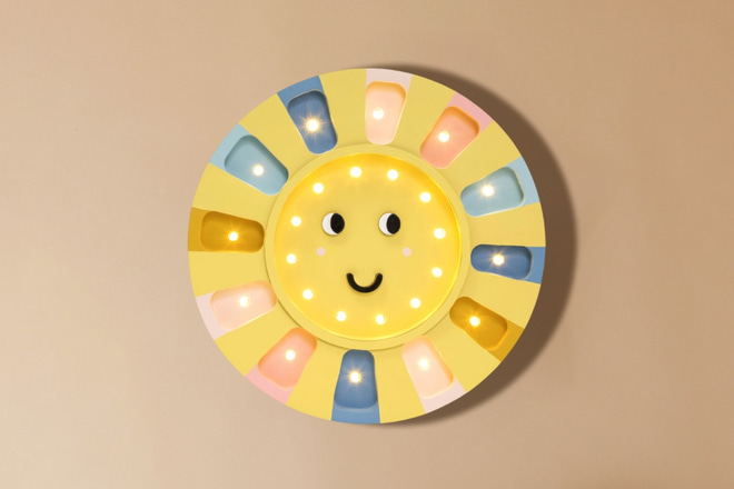 Dekolampe Retro-Sonne Little Lights