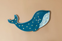 Lampada Little Lights Balena Blu LED
