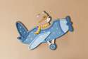 Lâmpada LED Avião Vintage Azul Little Lights