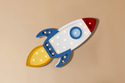 Lampe Little Lights Fusée Galactic White LED