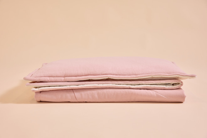 Conjunto de Edredão & Almofada 110x140 - Rosa