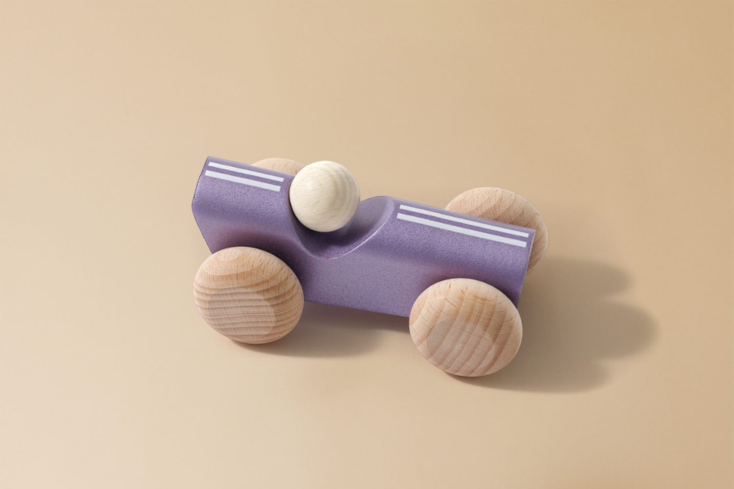 Juguete de madera - Coche de carreras de época Juguete de madera - Coche de carreras de época