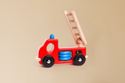 Jouet En Bois - Camion de Pompier