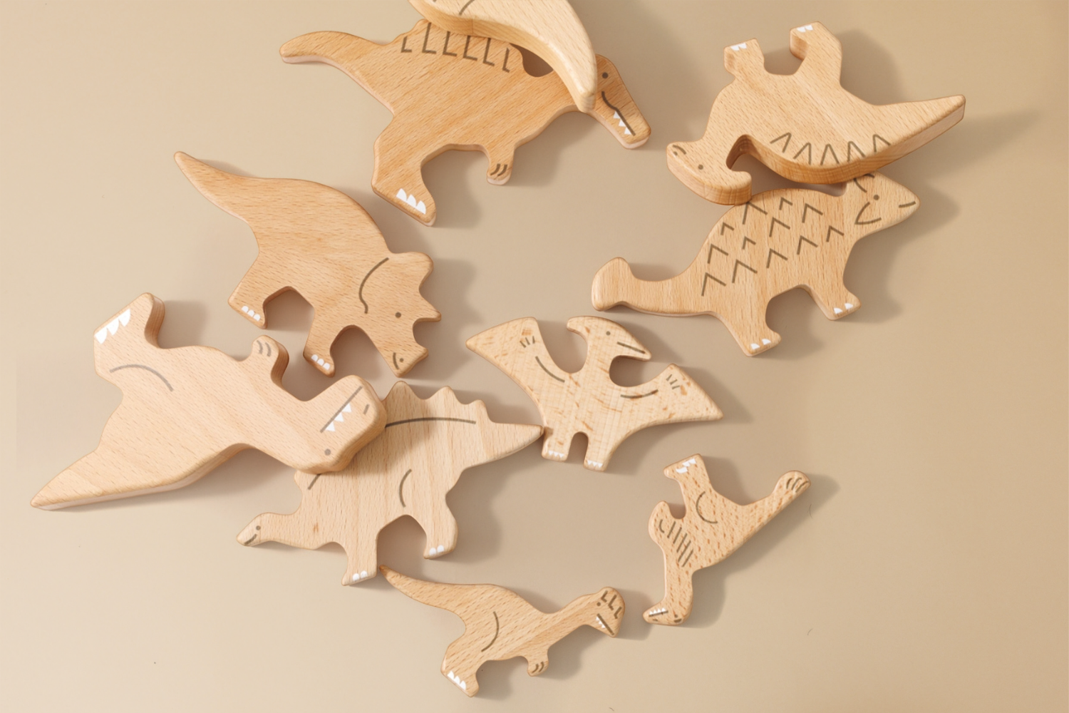 Dinosauri in legno Dinosauri in legno
