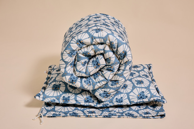 Schlafsack & Kissen - Denim