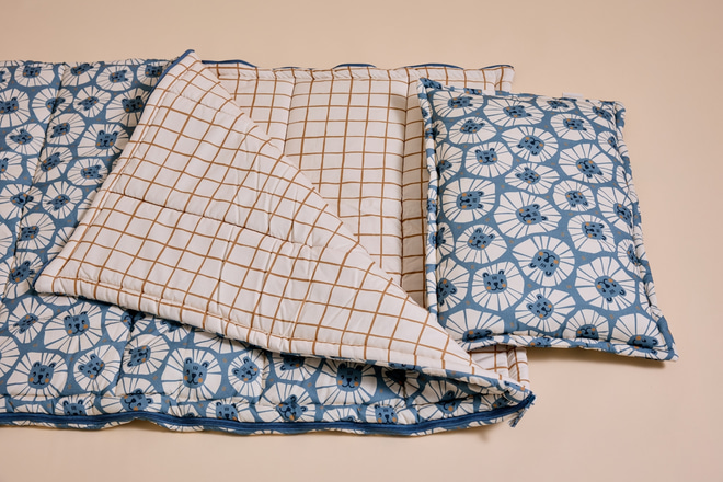 Saco de Dormir & Almofada - Denim