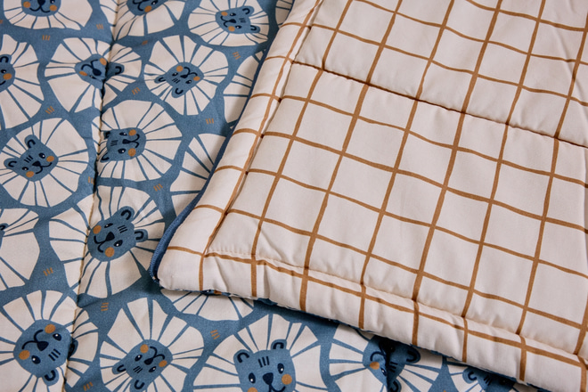 Denim Sleeping Bag & Pillow Denim Sleeping Bag & Pillow