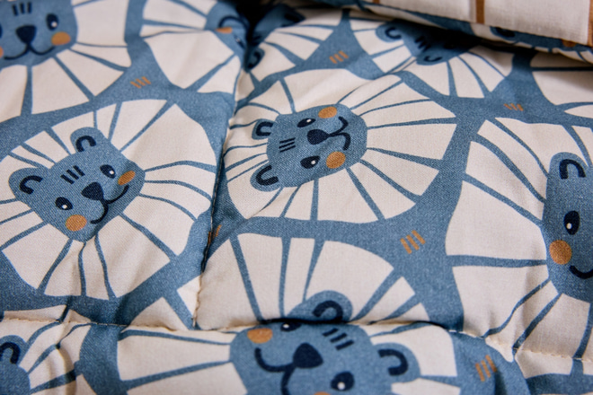 Denim Sleeping Bag & Pillow Denim Sleeping Bag & Pillow