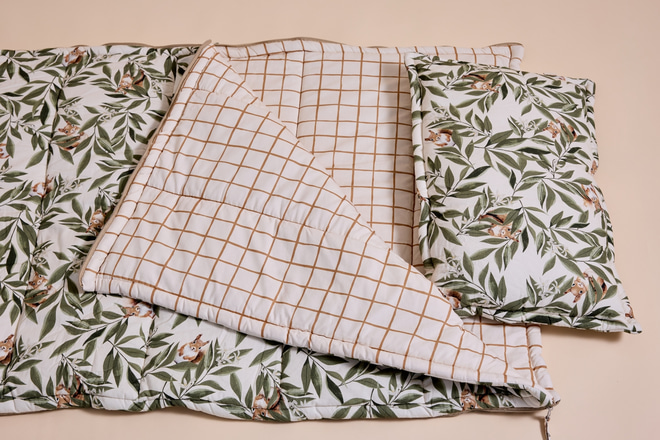 Woodland Sleeping Bag & Pillow