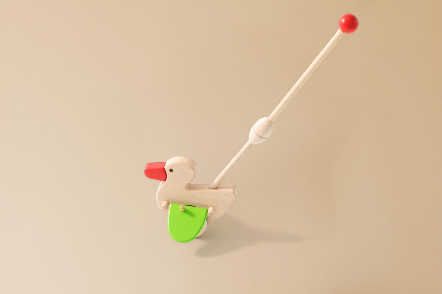 Jouet en bois - Push Toy Canard Jouet en bois - Push Toy Canard