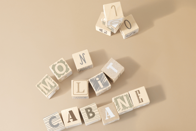 Earth Colours Alphabet Cubes Earth Colours Alphabet Cubes