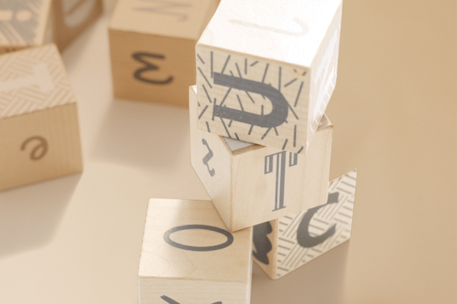 Earth Colours Alphabet Cubes Earth Colours Alphabet Cubes