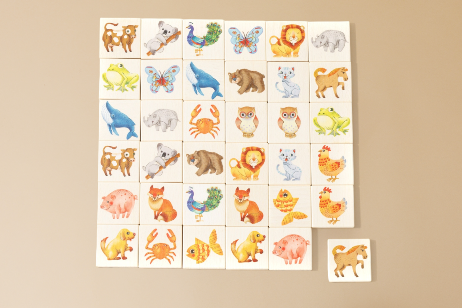 Giochi in legno - Memory Animali Giochi in legno - Memory Animali