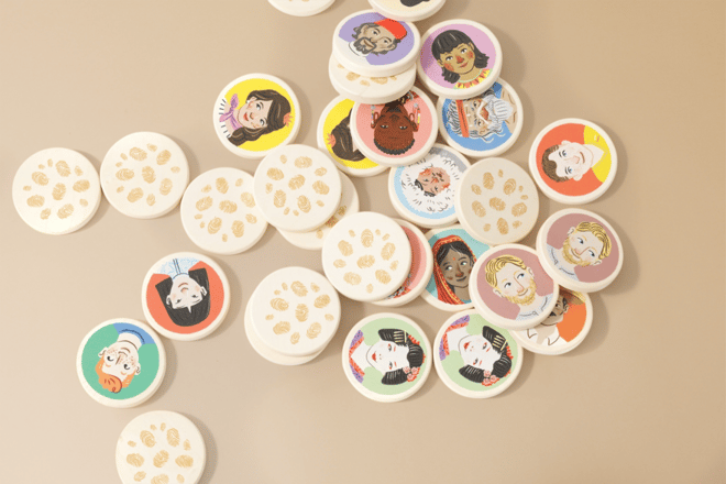 Jouet En Bois - Jeu de Mémoire People of The World