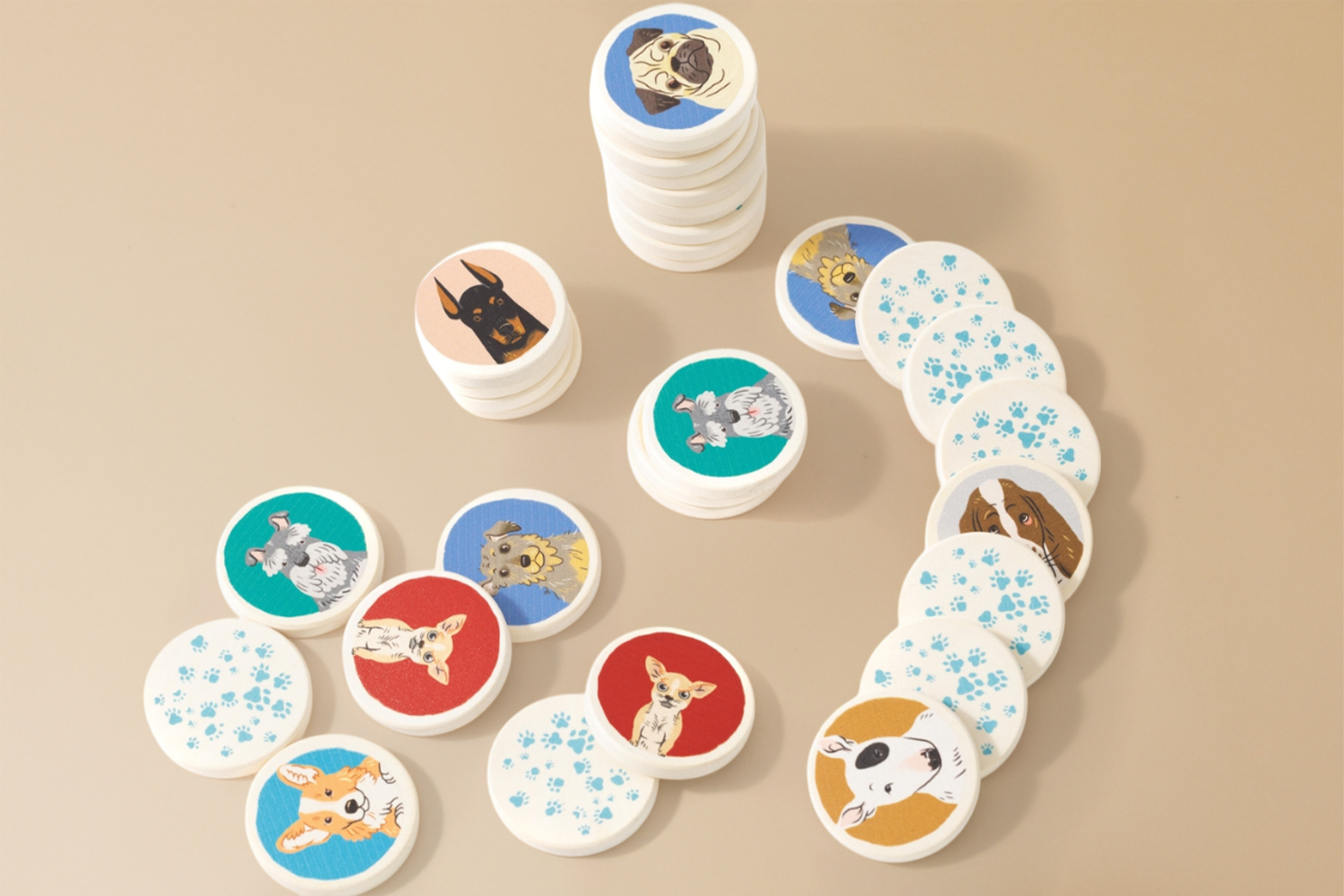 Juego de Memoria Perros Juego de Memoria Perros