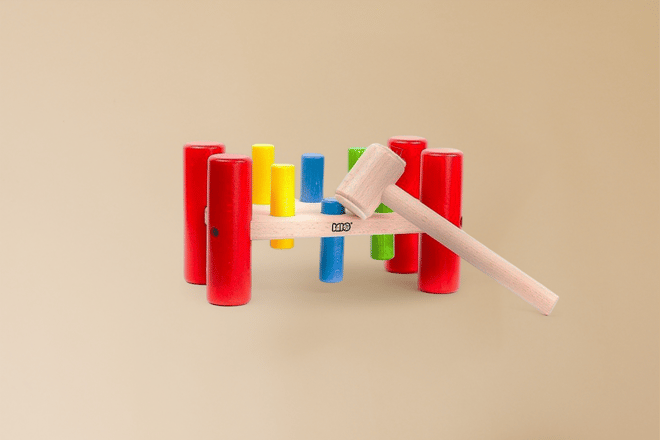 Jouet en bois - Banc à Marteler Jouet en bois - Banc à Marteler