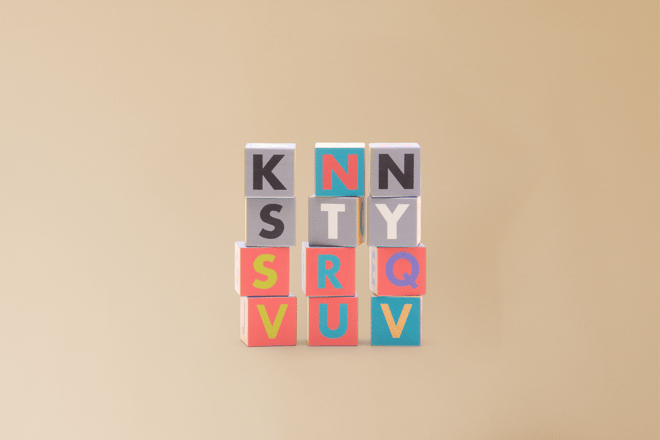 Holzklötze Alphabet Me & You