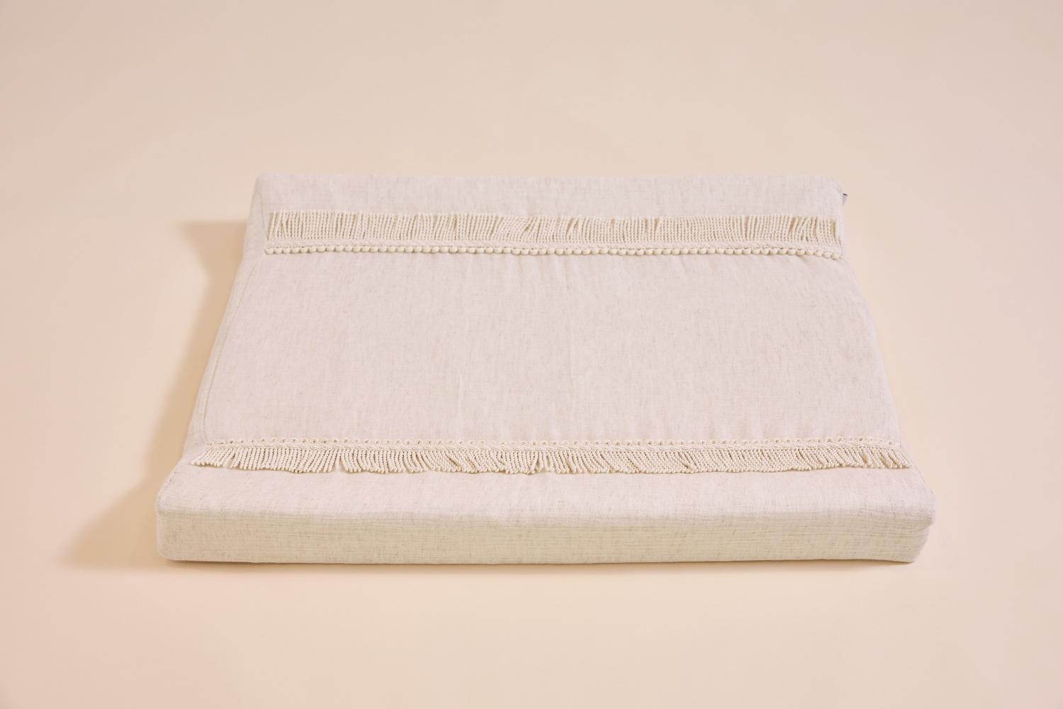 Materassino fasciato in mussola Boho Twist Naturale Materassino fasciato in mussola Boho Twist Naturale