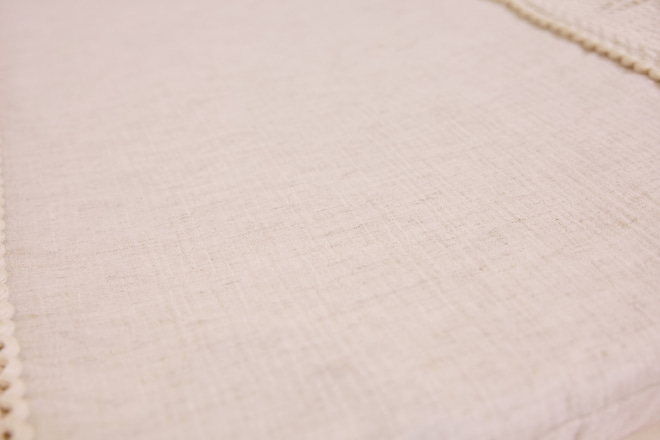 Materassino fasciato in mussola Boho Twist Naturale Materassino fasciato in mussola Boho Twist Naturale