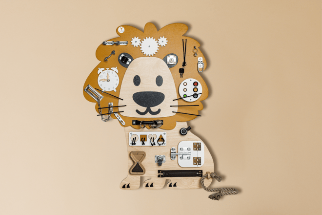 Aktivitätsbrett Löwe Leon Aktivitätsbrett Löwe Leon