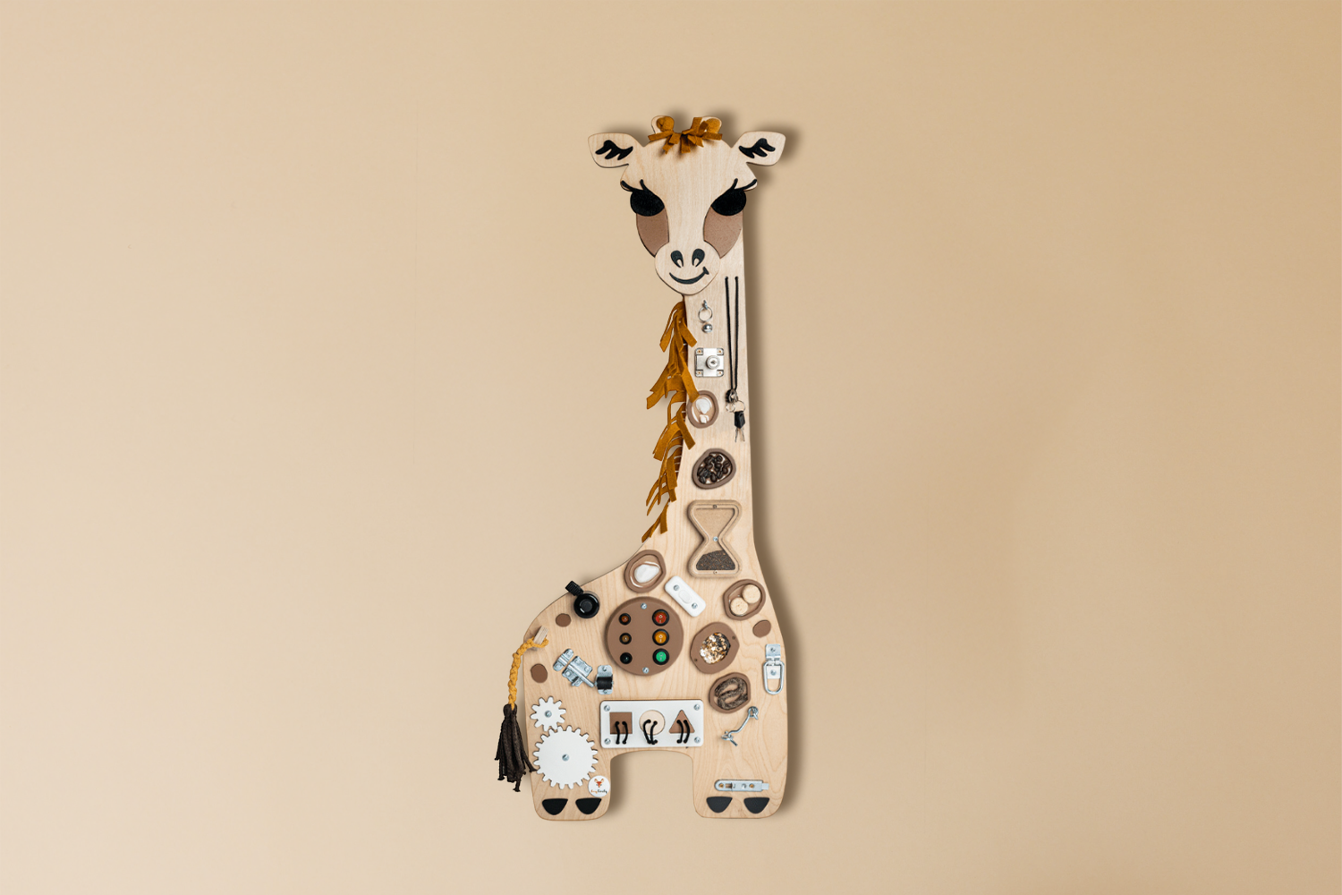 Anna the Giraffe Activity Board Anna the Giraffe Activity Board