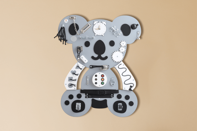 Tavola Montessori Koala Martino grigio Tavola Montessori Koala Martino grigio