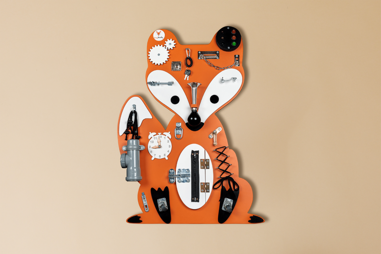 Zoé the Fox Activity Board Orange Zoé the Fox Activity Board Orange