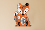 Zoé the Fox Activity Board Orange