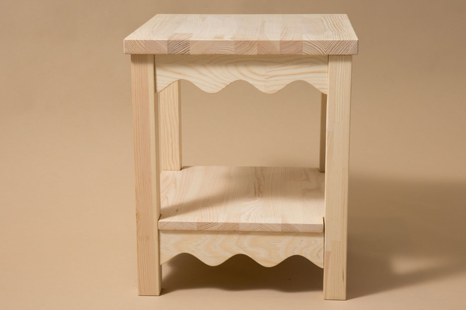 Wooden Storage Cube - Natural