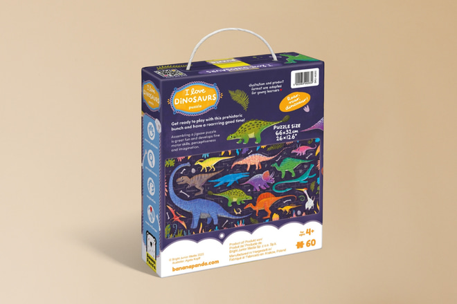 I Love Dinosaurs Puzzle 4+