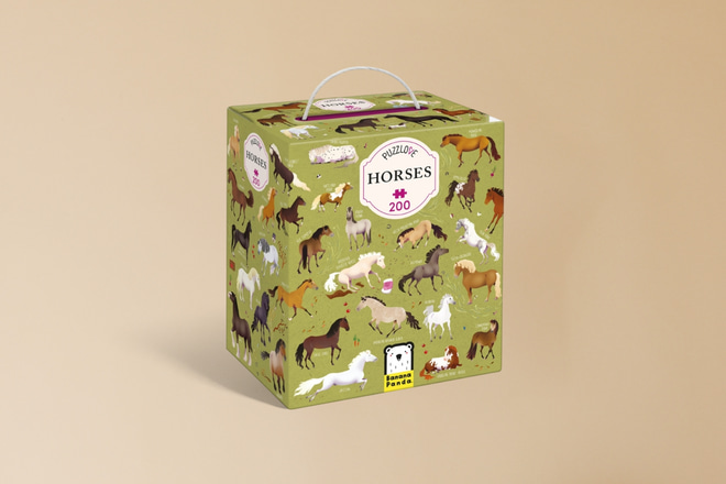 Puzzlove Horses Puzzle 7+