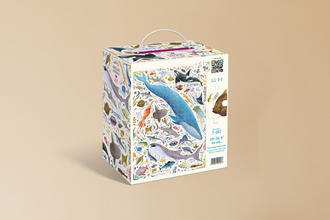 Puzzlove Ocean Animals 7+