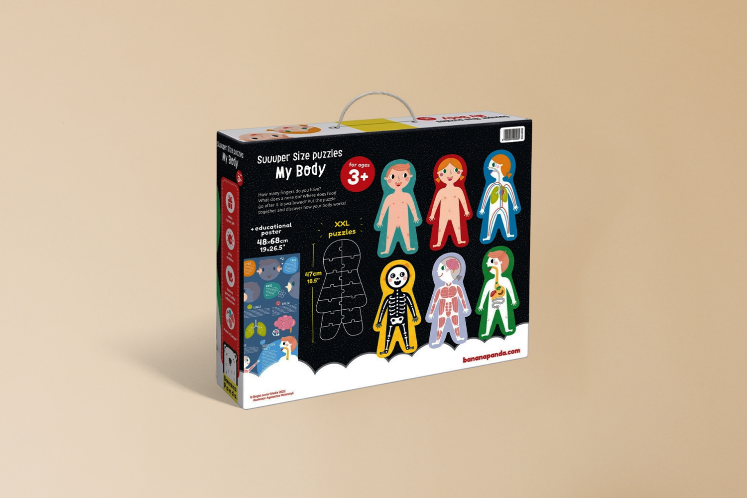 Quebra Cabeça Super Size My Body 3+ Quebra Cabeça Super Size My Body 3+